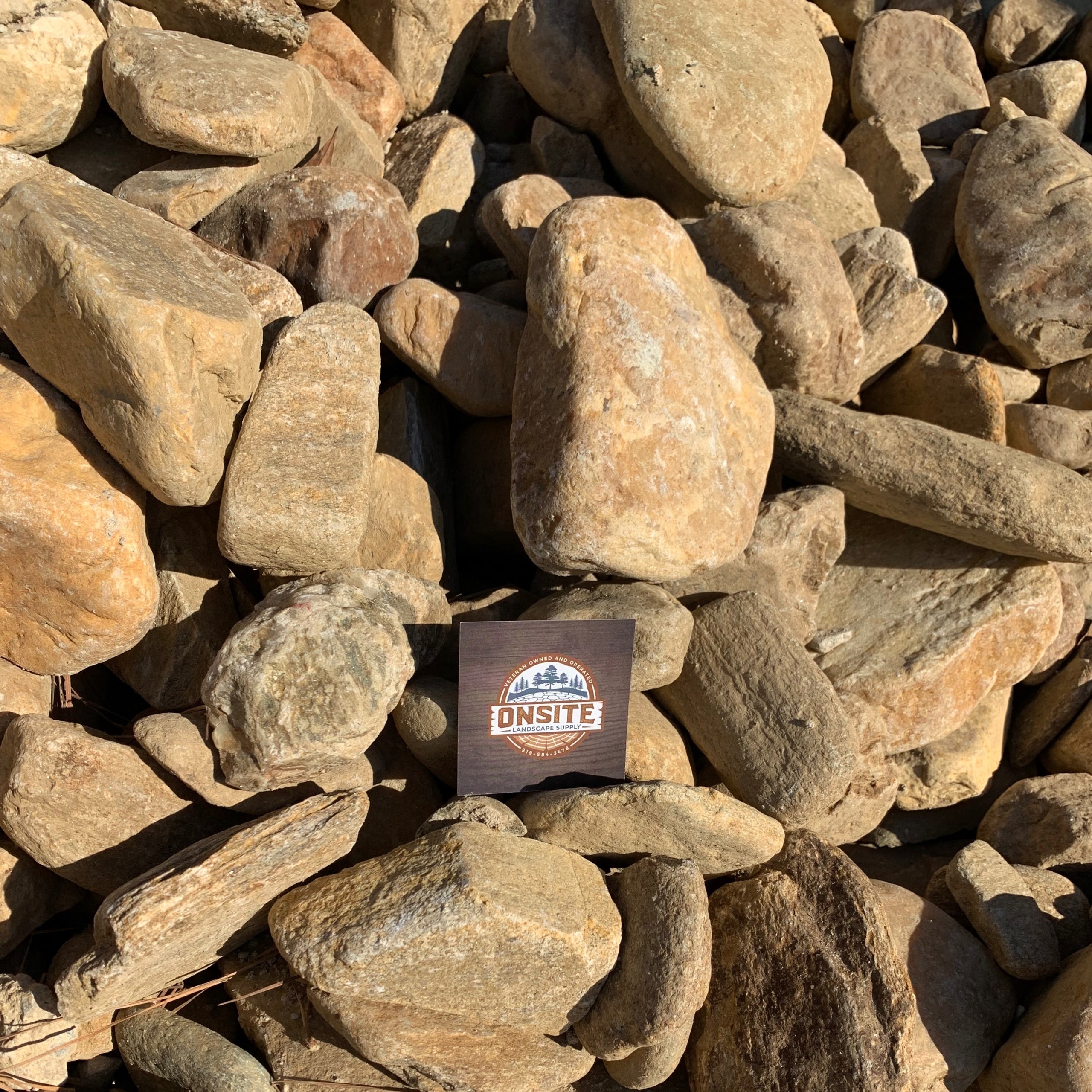 2-5” Tennessee River Rock Landscape Onsite | Supply